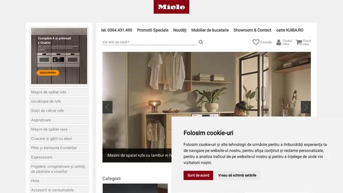 Electrocasnice Miele - Miele Online Shop