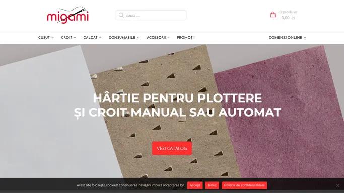 Migami - utilaje, consumabile si accesorii pentru industria textila