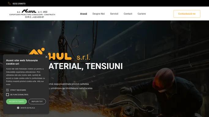 Mihul SRL – Firma constructii civile, industriale, agricole si restaurari. Arhitectura, Rezistenta, Instalatii, Studii de Specialitate