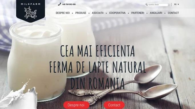 MilkFarm.eu – Cea mai eficienta ferma de lapte natural din Romania