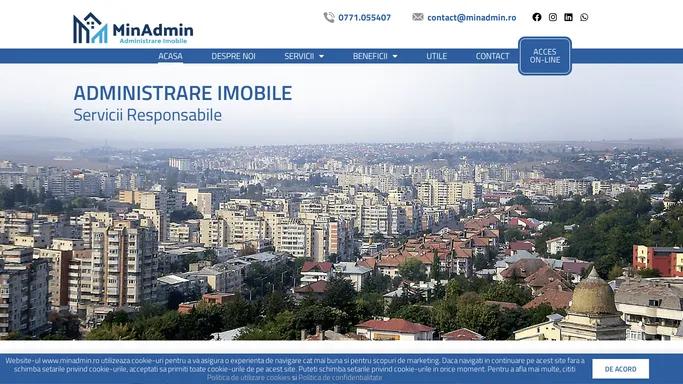 MinAdmin – Administrare Imobile