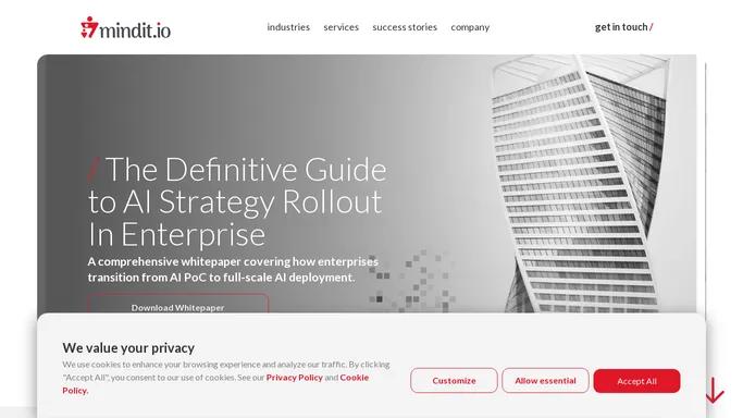 mindit.io | AI-Driven Data & Product Engineering Partner