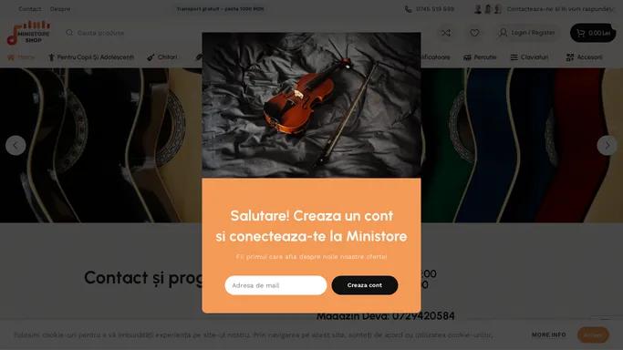 Acasa - Magazinul tau de instrumente muzicale