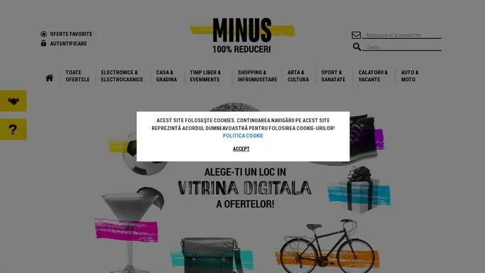 MINUS.ro - 100% Reduceri