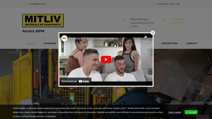 MITLIV – MATERIALE DE CONSTRUCTII