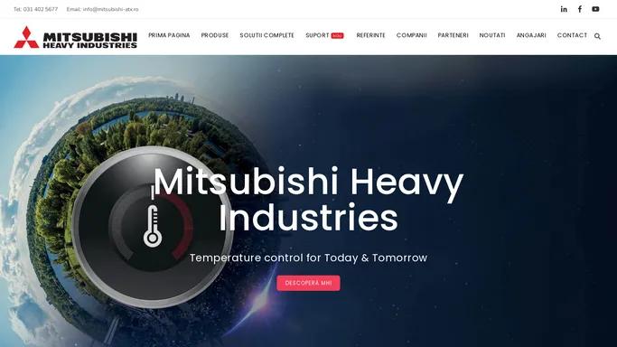 SISTEME DE CLIMATIZARE MITSUBISHI HEAVY INDUSTRIES - ATX HVAC DISTRIBUTION