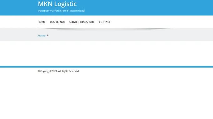 MKN Logistic – transport marfuri intern si international