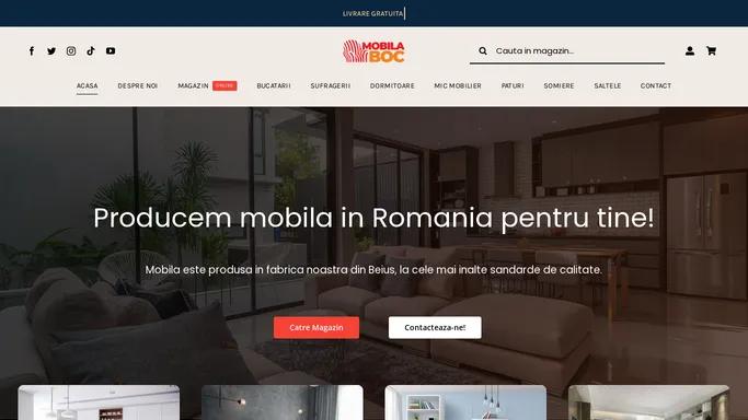 Mobila Boc - Oferte mobilier ieftin cu garantie ex