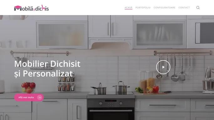 Mobilier la comanda - Dichisit si Personalizat- Mobila cu dichis