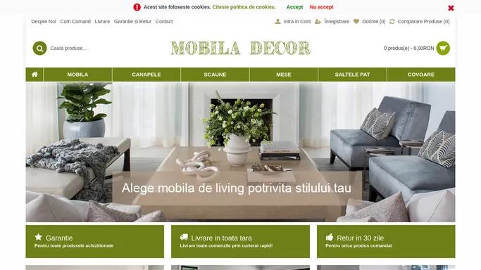 Magazin Mobila - Mobila, Saltele, Scaune, Covoare, Canapele