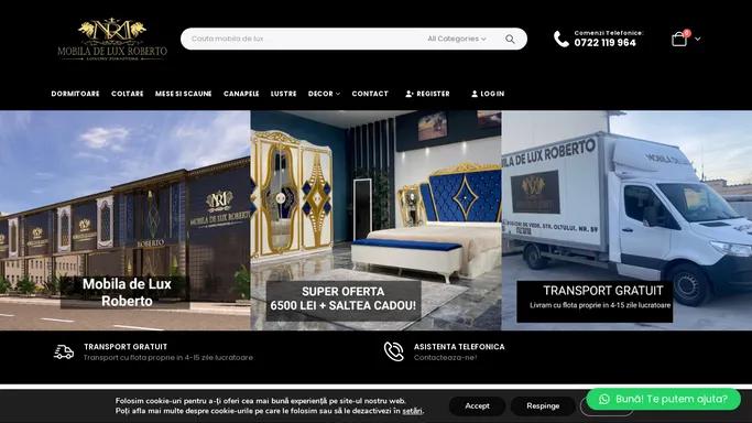 Mobila de Lux Roberto – Magazin online in constructie