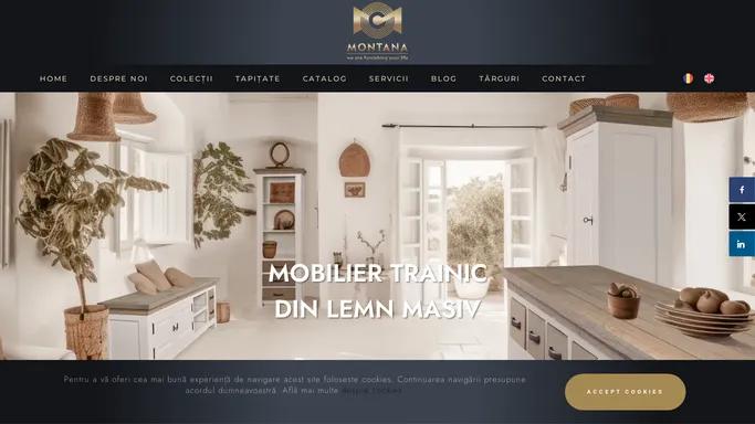 Mobila Montana Campeni | Producator de mobila din lemn masiv