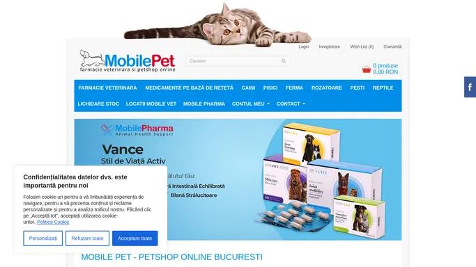 MobilePet | Petshop si Farmacie Online Bucuresti | Animalutul Tau Conteaza