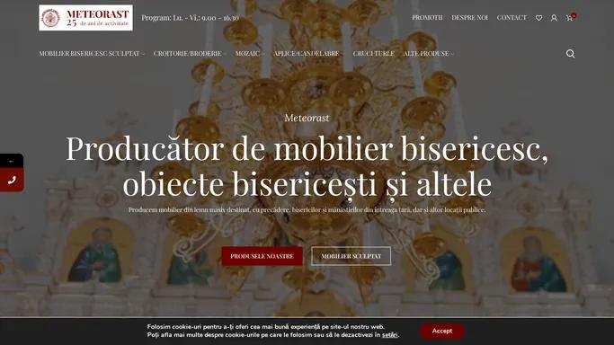 Obiecte Bisericesti | Mobilier Bisericesc ▷ Meteorast