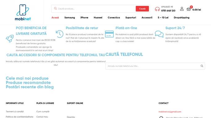 Mobinet – Huse si folii pentru orice telefon!