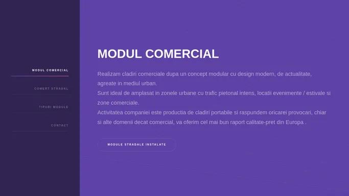 Modul Comercial | Comert Stradal | Chiosc | Kiosk | Container | Coffee to go | Fast Food | Patiserie | Inghetata | Magazin | Concept | Franciza | Producator