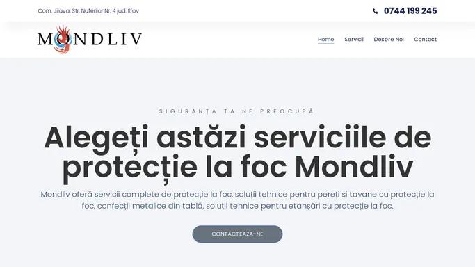 Mondliv – Servicii protectie la foc