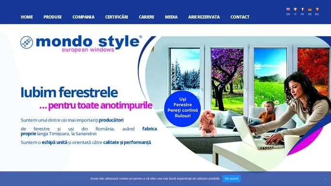 Mondo Style – European Windows