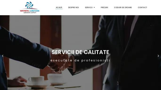 SERVINSTAL CLIMATIZARE SRL – CALITATE & CONFORT