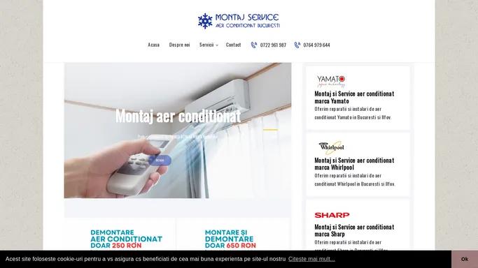 Acasa | Aer conditionat | Montaj Service Aer Conditionat Bucuresti