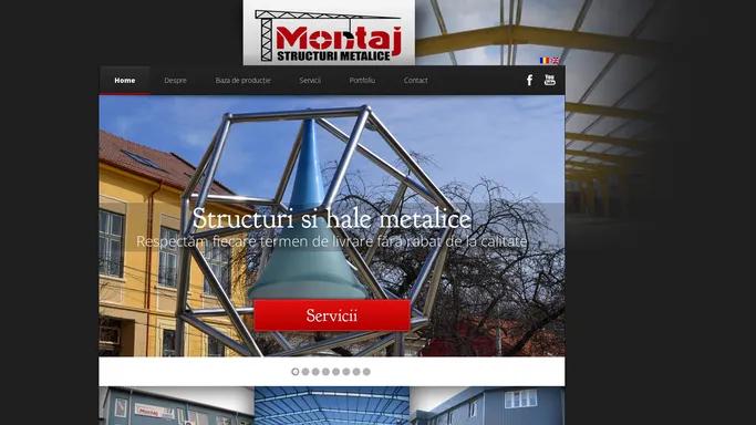 Montaj - structuri metalice |