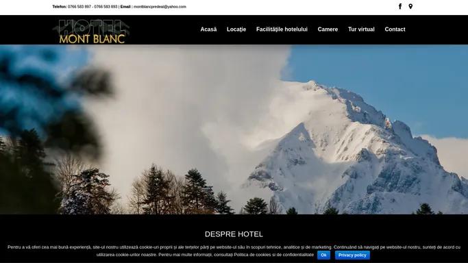 Hotel Mont Blanc Predeal: restaurant si hotel ofera cazare in centrul statiunii Predeal