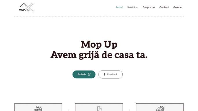 Mop Up - Curatenie profesionala Cluj-Napoca