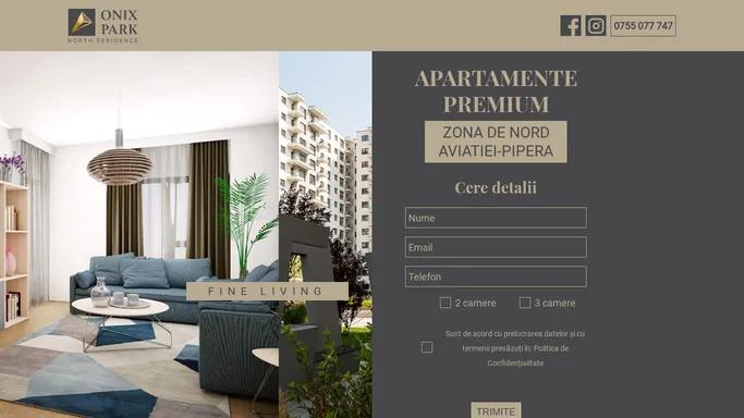 Onix Park – Apartamente noi finalizate in Aviatiei