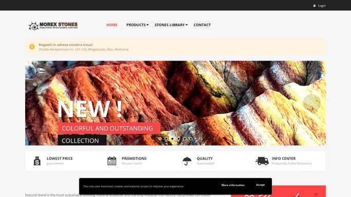 Morex Stones - Importator direct piatra naturala - Romania