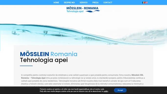 Mosslein – Tehnologia Apei