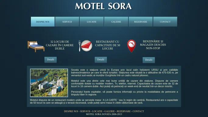 Motel Sora Sovata - Bine ati venit!