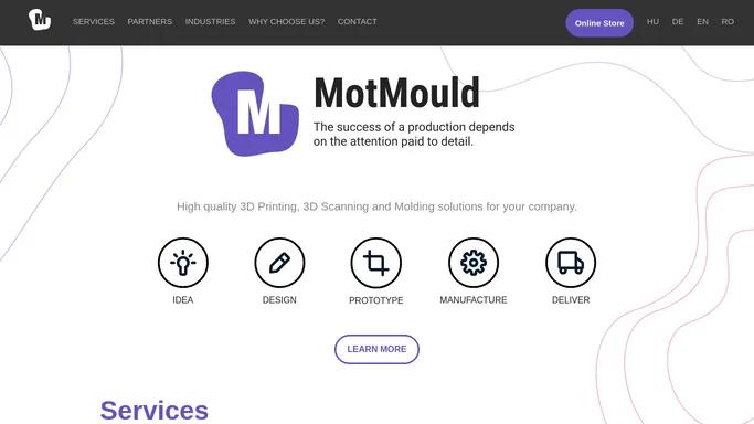 MotMould - 3D Printing & Scanning - Business