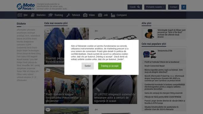 MotoFocus.ro - Portalul producatorilor, importatorilor si distribuitorilor de piese auto, service-urilor si mecanicilor auto.