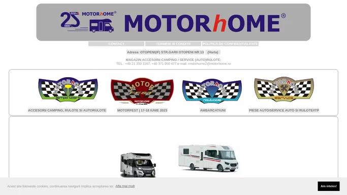 MOTORhOME - Magazin accesorii camping si rulote/Vanzari autorulote