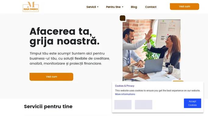 MOUR Finance | Facilitare creditare si Consultanta financiara | Finantare Bancara si Non-Bancara | ACASA