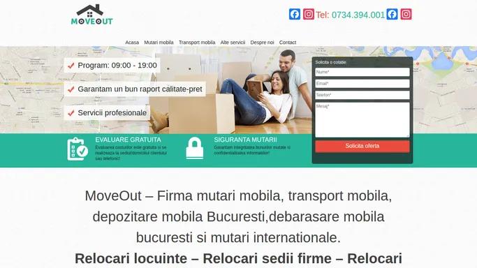 0734 394 001 Transport mobila Bucuresti, Mutari mobila Bucuresti,Debarasare mobila