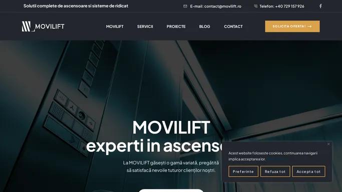 Movilift – Solutii complete de ascensoare si sisteme de ridicat