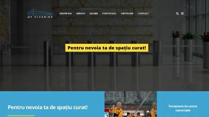 MPCleaning.ro – Pentru nevoie ta de spatiu curat