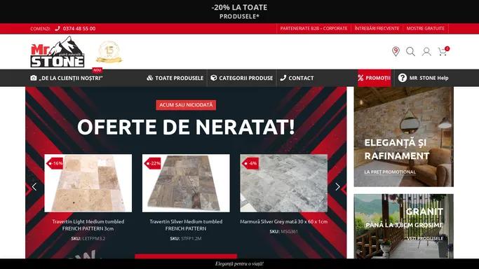 Piatra Naturala MR. STONE – Eleganta pentru o viata