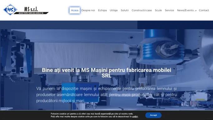 MS-SRL – Utilaje pentru prelucrarea lemnului