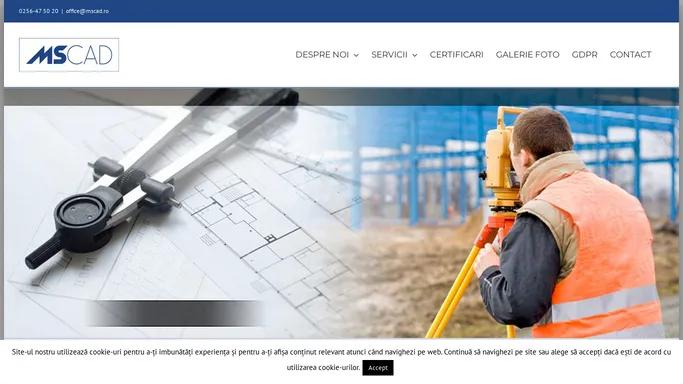 Despre noi - MS CAD SRL
