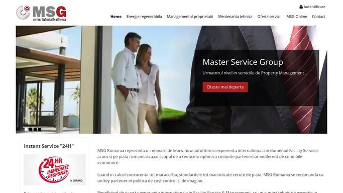 MSG Romania – services that make the difference