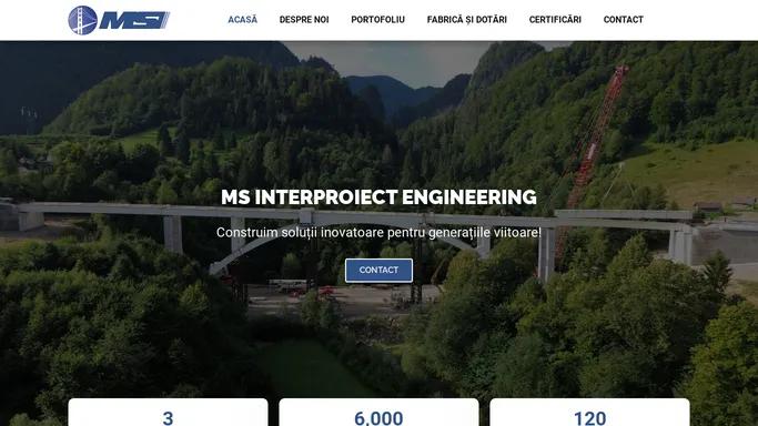 MS Interproiect Engineering – MS Interproiect Engineering