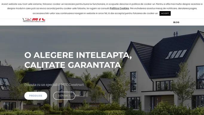 mtc-construct.ro – PRODUCATOR SISTEME DE ACOPERISURI SI GARDURI