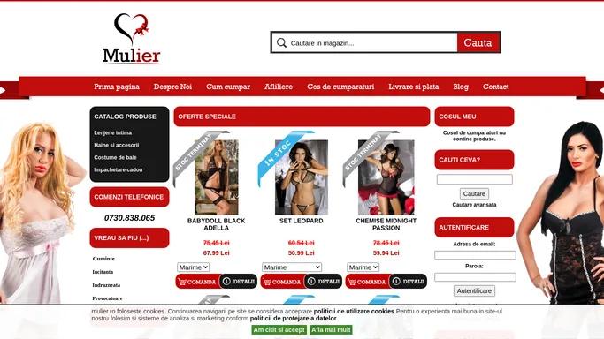 Mulier.ro - Magazin online de lenjerie intima de dama