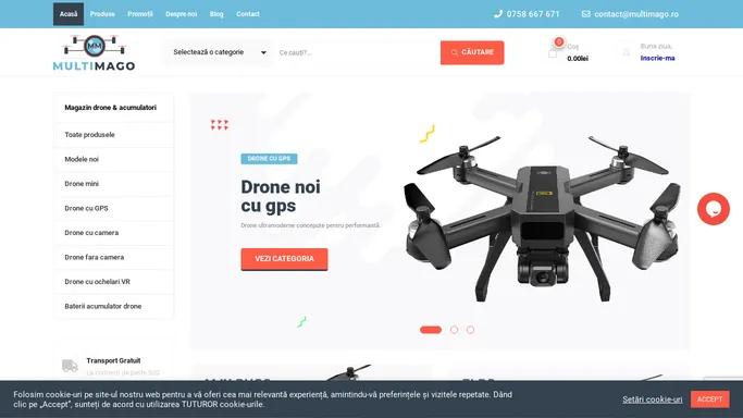 Magazin online drone. Diferite modele si producatori | Multimago