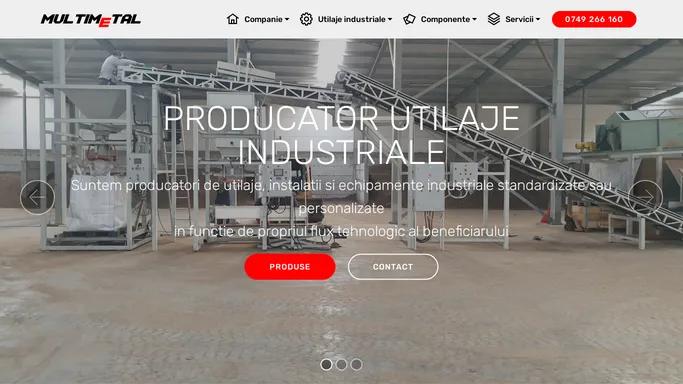 Multimetal Technology - Fabrica utilaje industriale