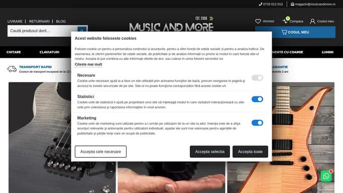 Musicandmore - Magazin instrumente muzicale