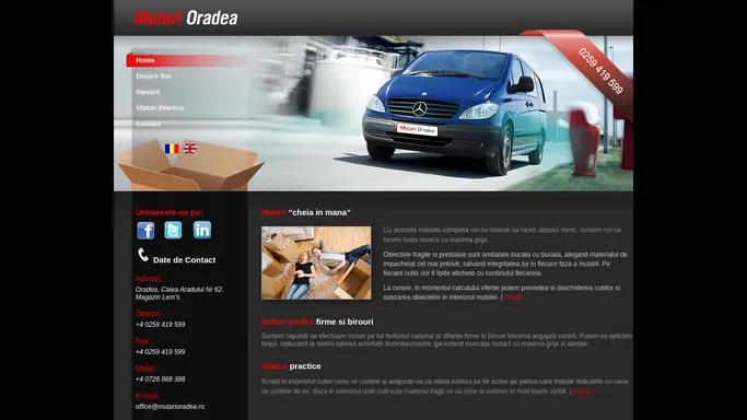 Mutari Oradea - Montaj - transport - mobila