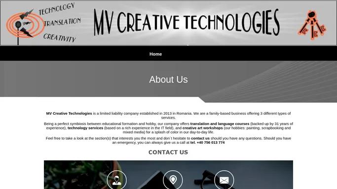 MV Creative Technologies – MVCT company site